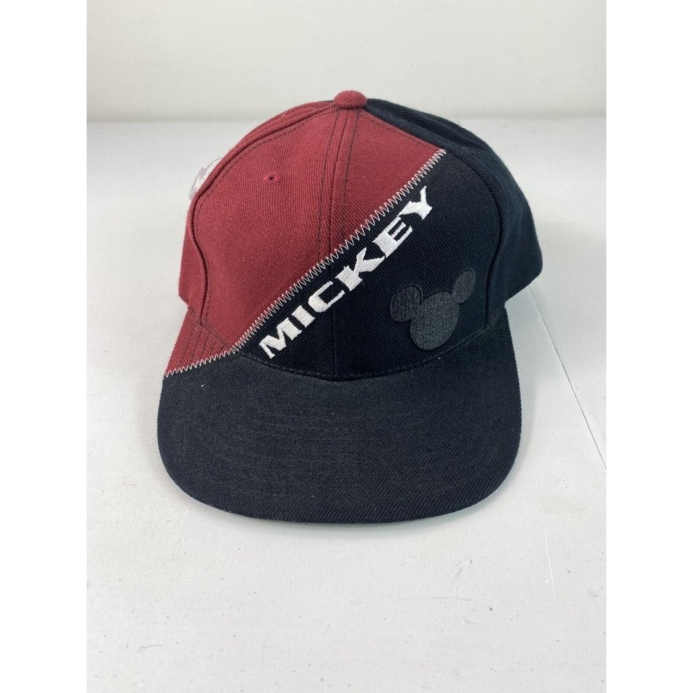 Vtg New Mickey Mouse Cartoon Walt Disney World Snapback hat cap 90s Rare